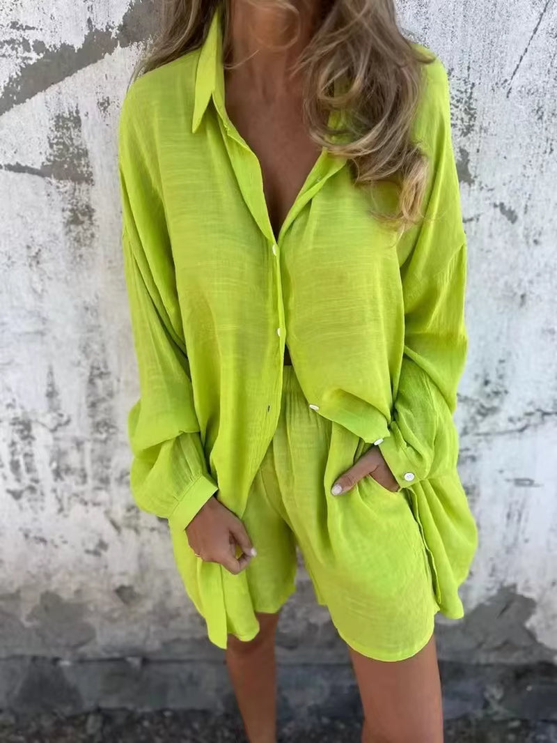 Cotton Linen Two-Piece Set