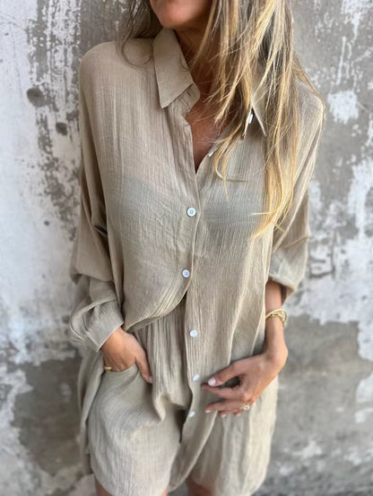 Cotton Linen Two-Piece Set
